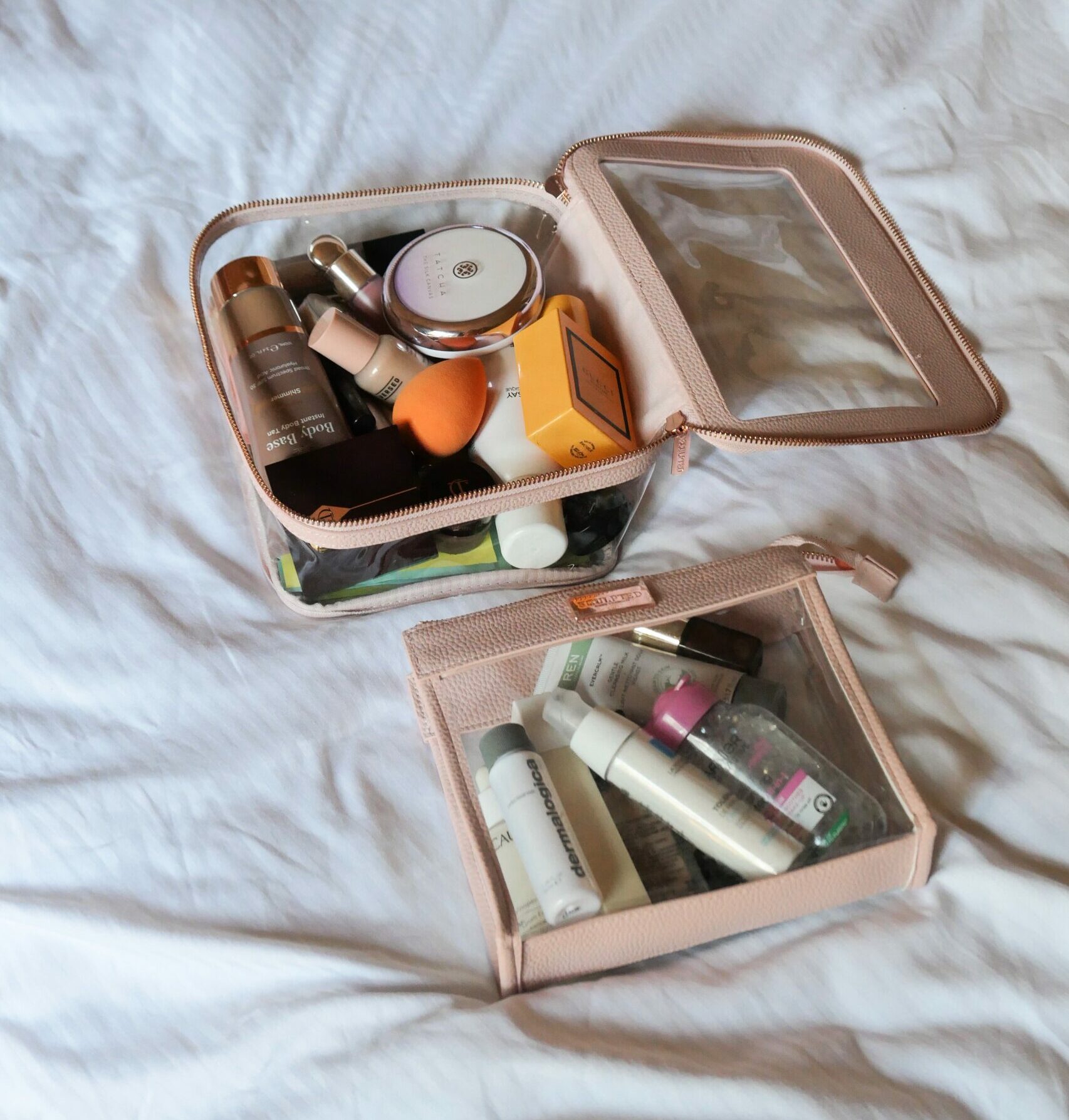 Travel Skincare: packing and an in-flight routine